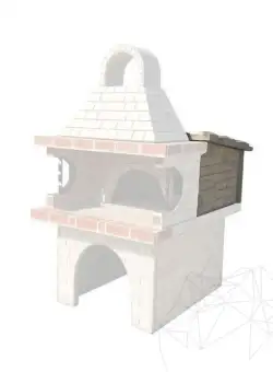 Accesorii: Acoperis pentru gratar gradina +cuptor incorporat