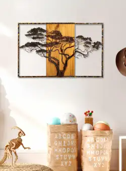 Accesoriu decorativ de perete din lemn Acacia Tree - 388-A
