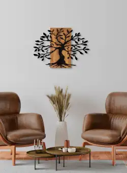 Accesoriu decorativ de perete din lemn Ma-305