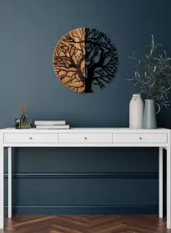 Accesoriu decorativ de perete din lemn Monument Tree - 320
