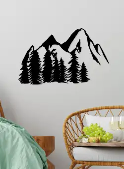 Accesoriu decorativ de perete metalic Landscape