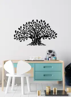 Accesoriu decorativ de perete metalic Monumental Tree 17