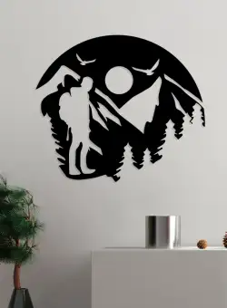 Accesoriu decorativ de perete metalic Outdoor