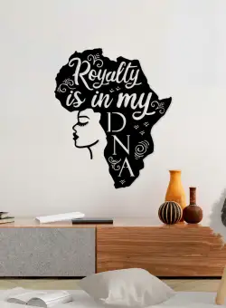 Accesoriu decorativ de perete metalic Royalty Is In My Dna