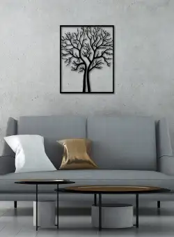 Accesoriu decorativ de perete metalic Tree - 267