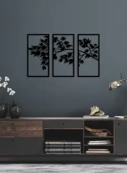 Accesoriu decorativ de perete metalic Tree Branch - 281