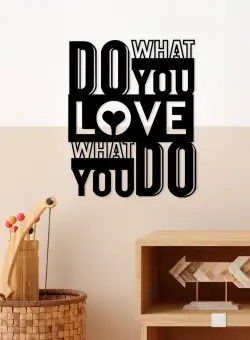 Accesoriu decorativ de perete metalic What Do You Love