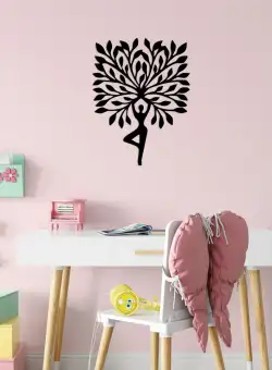 Accesoriu decorativ de perete metalic Yoga 3