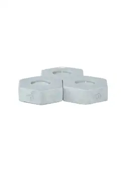 Accesoriu decorativ din beton Decorative Concrete Accessory Classic 1, Gri, 2.5x12.5 cm