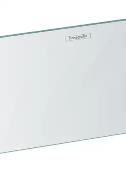 Accesoriu Hansgrohe FixFit Porter 300 Square cu agatatoare de dus si raft crom