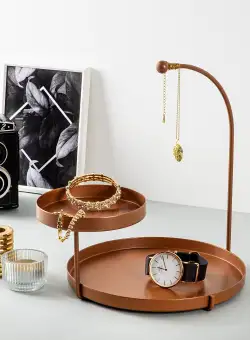 Accesoriu metalic decorativ Decorative Metal Accessory Elegance 3, Cupru, 25x28x21 cm