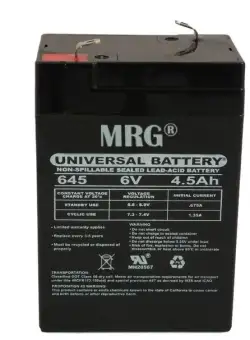 Acumulator plumb acid MRG M-425, 6V-4.5Ah, Reincarcabil, Verde C425