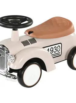 AIYAPLAY Masinuta pentru Copii Actionata cu Picioarele, Tractiune cu Picioarele cu Volan, Claxon, Depozitare sub Scaun