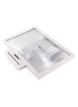 Amplificator imagine telefon MRG L-F1, Lupa, Pliabil, Alb C403