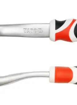 Antrenor cu clichet YATO, curbat, QUICK connect, 1 2 , 72T, 255mm