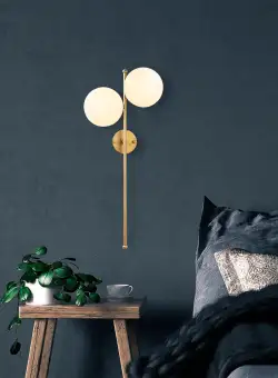 Aplica de perete Fazli, Auriu