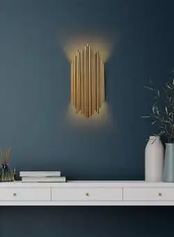 Aplica de perete Kara, Auriu