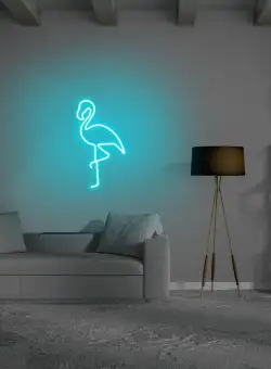 Aplica de Perete Neon Flamingo