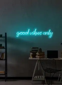 Aplica de Perete Neon Good Vibes Only