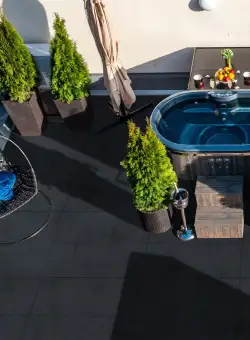 Ardezie Nero Natur, 120 x 60 x 1.5 cm