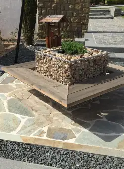 Ardezie poligonala AquaBlue - Lespezi XL