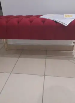 Banca Tasty 4 tapitata cu picioare cromate din metal