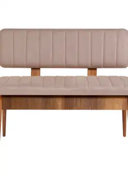 Bancă Vina Bank 3, Nuc, 85x40x110 cm