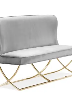 Bancuta tapitata Scarlet gri – H98 cm