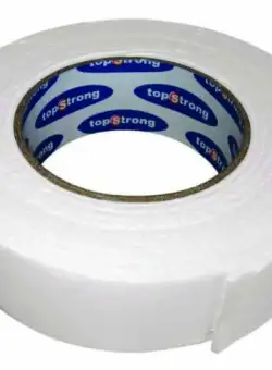 Banda dublu adeziva 36mmx4m alb TS TopStrong