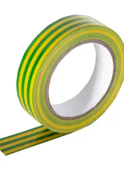 Banda izolatoare PVC galbena verde 18mmx20m MK Makalon