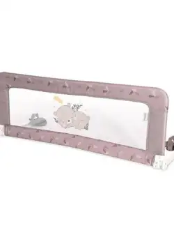 Bariera protectie pat Lorelli Safety Night, reglabila, husa detasabila, cadru metalic invelit in material moale, 118 x 44 cm, String Dream