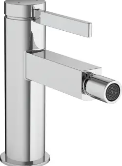 Baterie bideu Hansgrohe Finoris ventil push-open crom