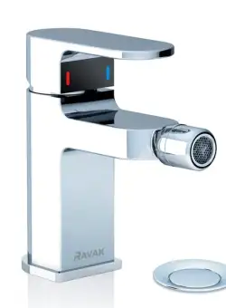 Baterie bideu Ravak Concept Chrome ventil pop-up