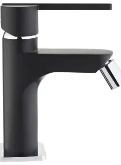 Baterie bideu Teka Aura ventil pop-up negru