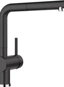 Baterie bucatarie Blanco Linux-S cu dus extractibil antracit