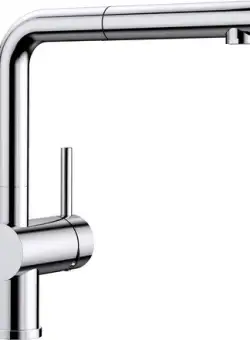 Baterie bucatarie Blanco Linux-S cu dus extractibil crom