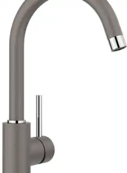 Baterie bucatarie Blanco Mida cu pipa inalta pivotanta gri vulcan