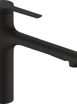 Baterie bucatarie Hansgrohe Zesis M33 160 dus extractibil cu 2 tipuri de jet negru mat