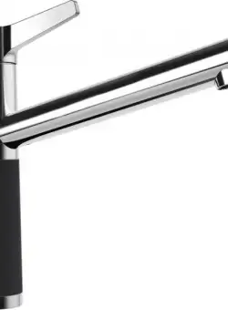 Baterie bucatarie Schock SC-510 Cristadur Magma, aspect granit, cartus ceramic, negru metalizat