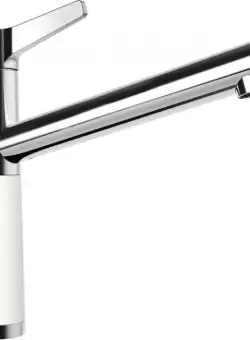 Baterie bucatarie Schock SC-510 Cristalite Alpina, aspect granit, cartus ceramic, alb