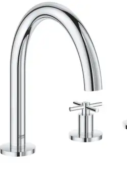 Baterie cada Grohe Atrio din 5 elemente montare pe cada necesita corp ingropat crom