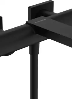 Baterie cada Hansgrohe Tecturis E divertor Select negru mat