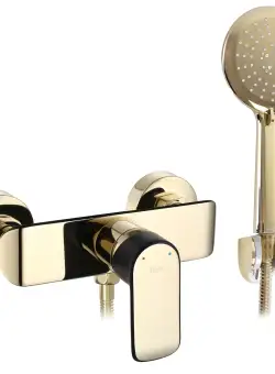 Baterie de duș REA Bloom Black Gold
