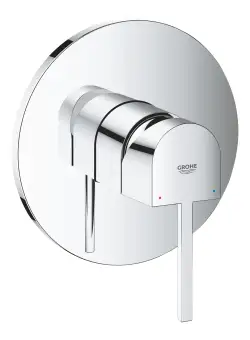 Baterie dus Grohe Plus cu montaj incastrat necesita corp ingropat crom