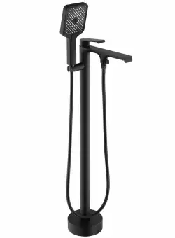 Baterie freestanding Hass negru H89 cm