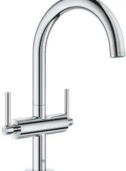 Baterie lavoar Grohe Atrio L cu dubla comanda crom