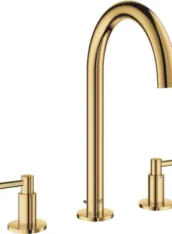 Baterie lavoar Grohe Atrio M din 3 elemente ventil pop-up cool sunrise