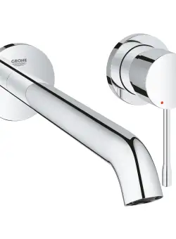 Baterie lavoar Grohe Essence L din 2 elemente de perete necesita corp incastrat crom