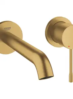 Baterie lavoar Grohe Essence New M din 2 elemente de perete montaj incastrat necesita corp ingropat brushed cool sunrise