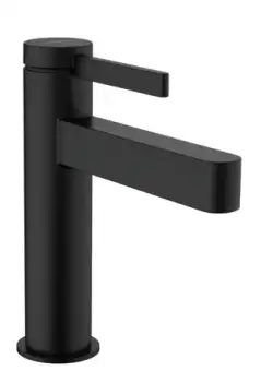 Baterie lavoar Hansgrohe Finoris 110 ventil push-open negru mat